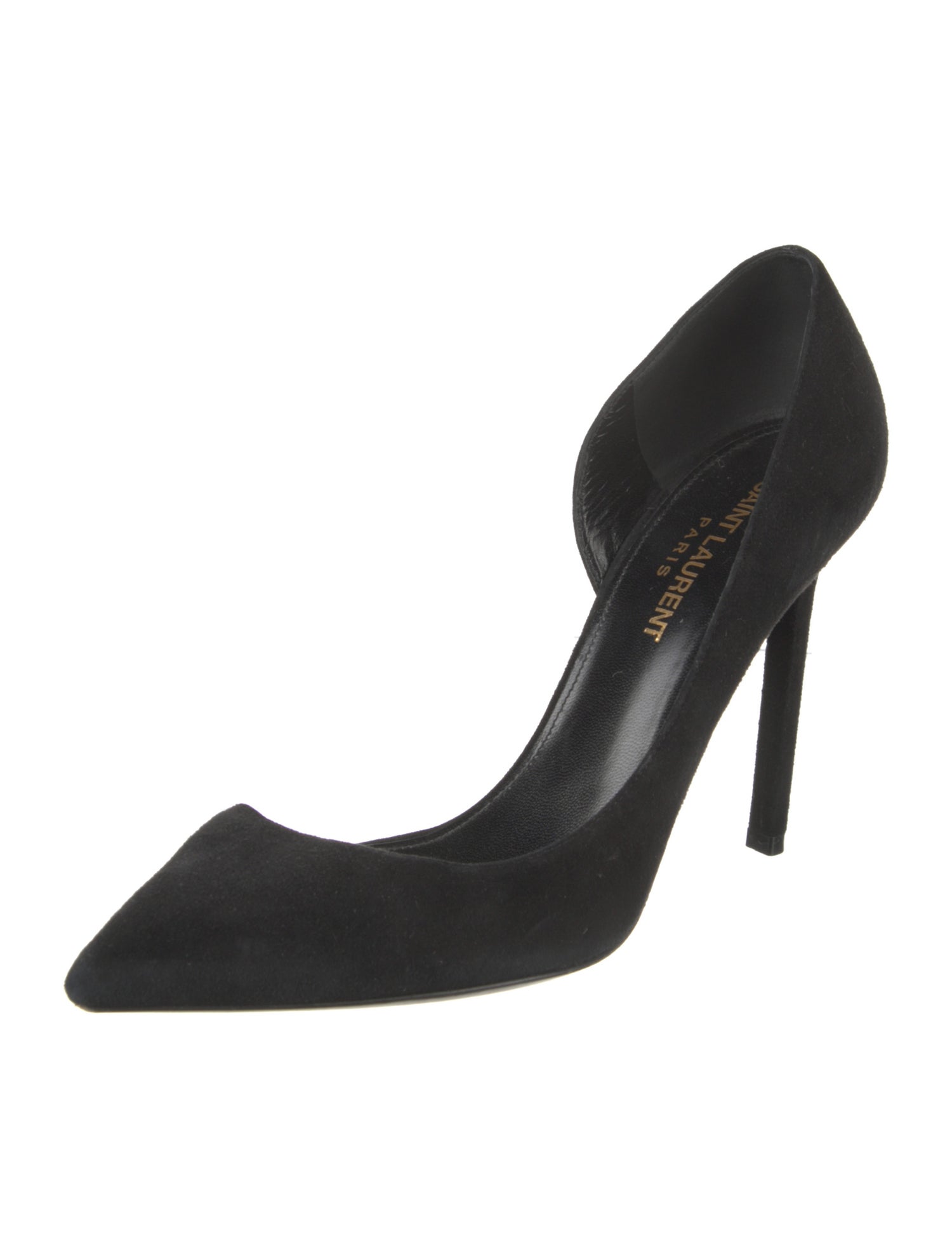 Saint Laurent Suede D'Orsay Pumps